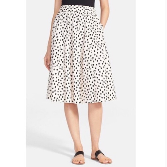 Kate Spade Leopard Dot Poplin Skirt | 6 - Picture 13 of 13